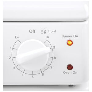 Hotpoint 24 in. 2.9 cu. ft. Electric Range with Coil Burners - White, , hires