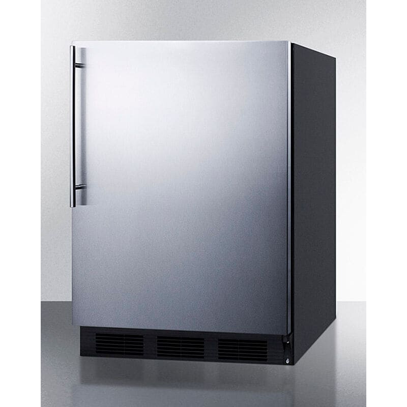 Summit 24 in. 5.5 cu. ft. ADA Compliant Undercounter Refrigerator - Stainless Steel, , hires