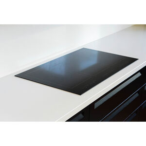 JennAir Oblivian Glass 36 in. 6-Burner Induction Cooktop with Simmer Burner & Power Burner - Black, , hires