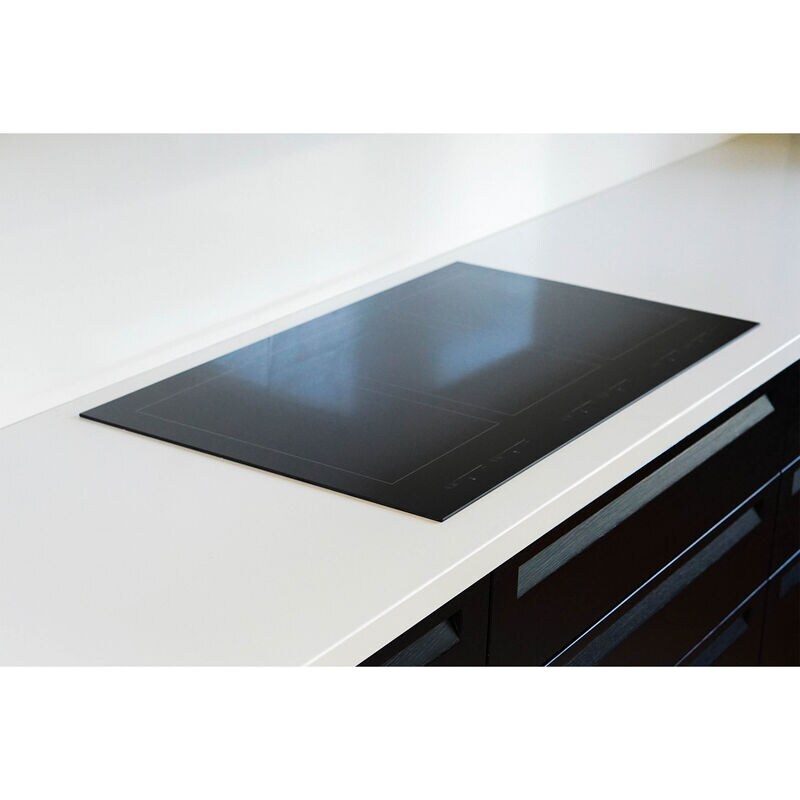 JennAir Oblivian Glass 36 in. 6-Burner Induction Cooktop with Simmer Burner & Power Burner - Black, , hires