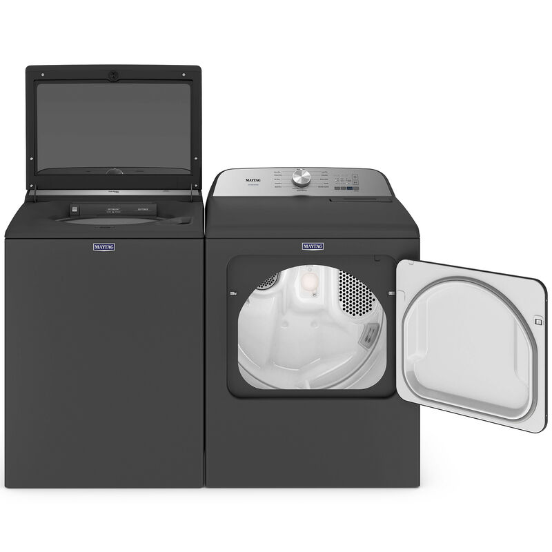 Maytag Pet Pro 29 in. 7.0 cu. ft. Gas Dryer with Pet Pro Option, Steam Cycle & Sensor Dry - Black, Black, hires