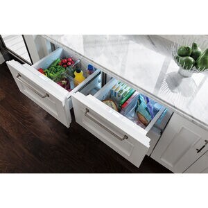 Sub-Zero Designer Series 24 in. 4 cu. ft. Smart Double Refrigerator Drawers - Custom Panel Ready, , hires