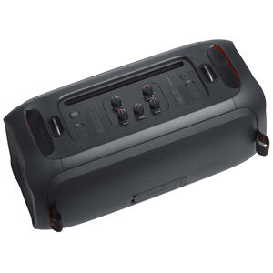 JBL Partybox On-The-Go Essential Rechargeable Splashproof Bluetooth Party Speaker with Microphone - Black, , hires