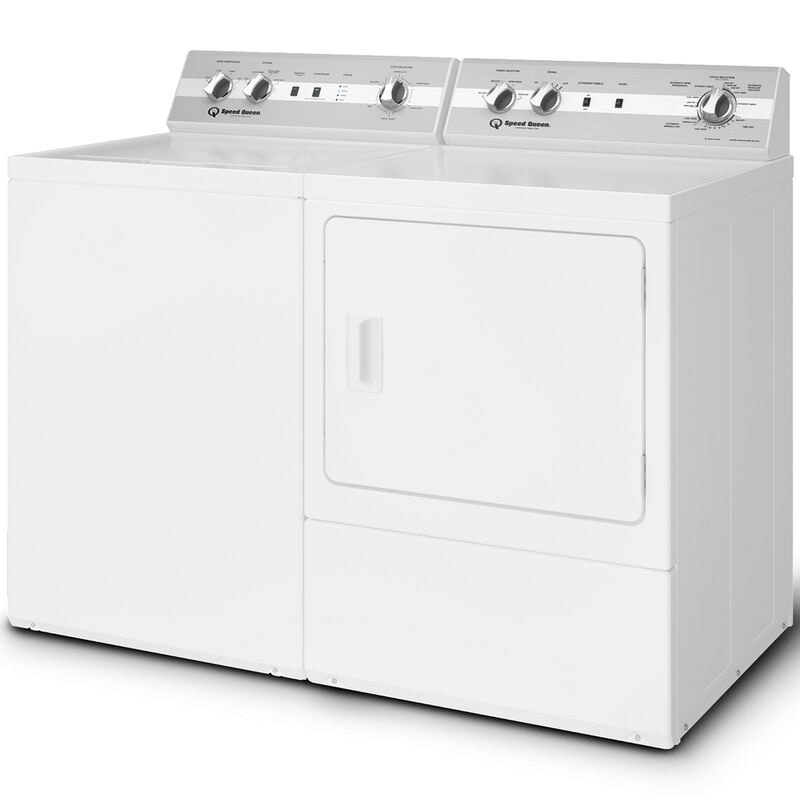 Speed Queen TC5 26 in. 3.2 cu. ft. Top Load Washer with Agitator & Classic Clean - White, White, hires