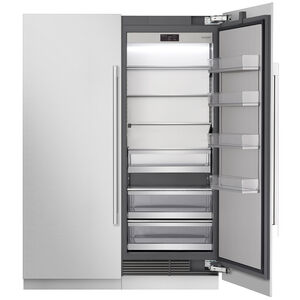 Signature Kitchen Suite 30 in. 17.8 cu. ft. Built-In Upright Smart Freezer with Ice Maker, Adjustable Shelves & Digital Control - Custom Panel Ready, , hires