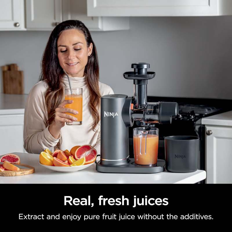 Ninja NEVERCLOG Cold Press Juicer - Machine Gray, , hires
