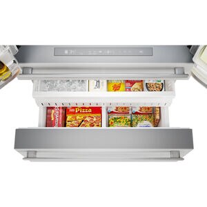 Sharp 36 in. 21.6 cu. ft. Counter Depth 4-Door French Door Refrigerator with Ice & Water Dispenser - Stainless Steel, , hires