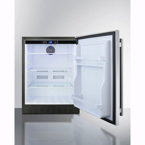 Summit 24 in. 4.2 cu. ft. Undercounter Refrigerator - Stainless Steel, , hires