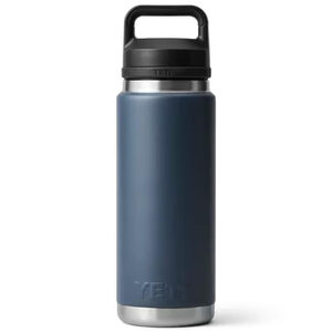 YETI Rambler 26 oz Bottle with Chug Cap - Navy Blue Patriotic Badge, , hires