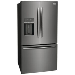Frigidaire Gallery 36 in. 27.8 cu. ft. French Door Refrigerator with Ice & Water Dispenser - Smudge-Proof Black SS, Smudge-Proof Black SS, hires