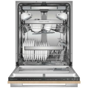 Fisher & Paykel Series 9 24 in. Top Control Flush-Mount Smart Dishwasher with 42 dBa Sound Level - Custom Panel Ready, , hires