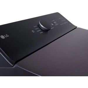 LG 27 in. 7.3 cu. ft. Smart Gas Dryer with EasyLoad Door & AI Sensor Dry - Matte Black, , hires