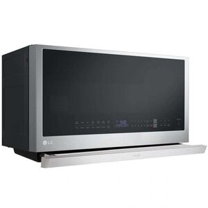 LG 30 in. 2.1 cu. ft. 1050W Smart Over-the-Range Microwave with 400 CFM & Sensor Cooking - PrintProof Stainless Steel, PrintProof Stainless Steel, hires