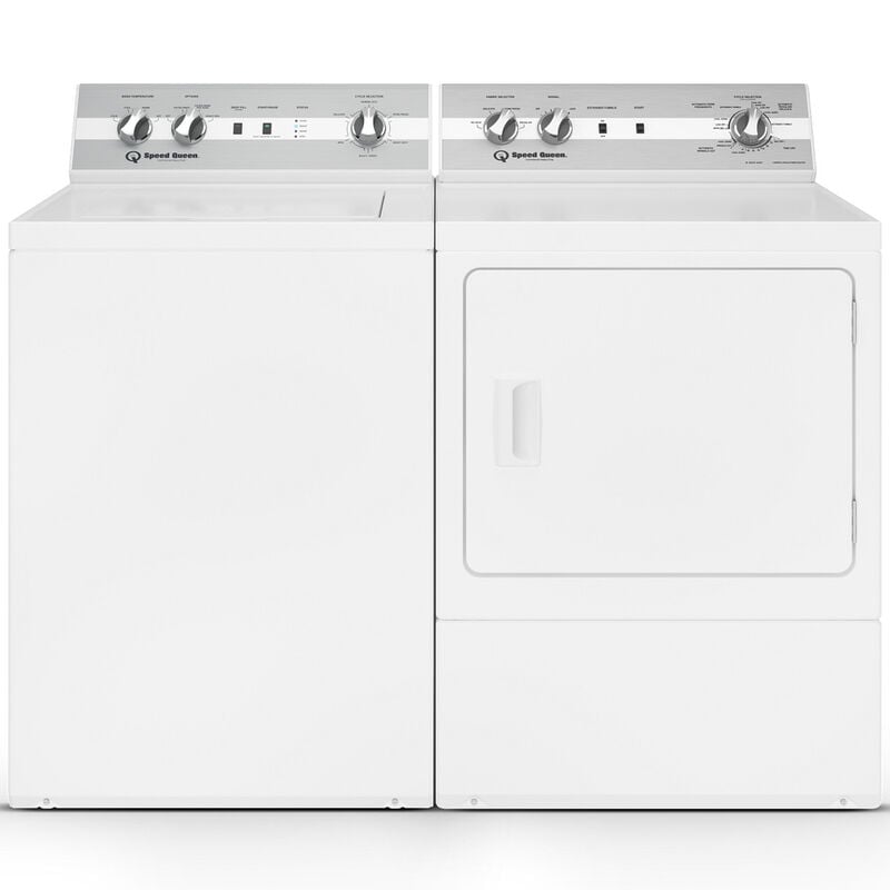 Speed Queen TC5 26 in. 3.2 cu. ft. Top Load Washer with Agitator & Classic Clean - White, White, hires