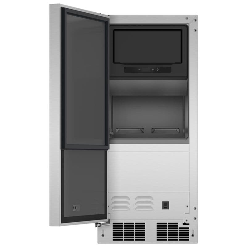 DCS 15 in. Built-In Undercounter Outdoor Ice Maker with 18 lb. Ice Storage, Auto-Defrost & Digital Control - Stainless Steel, , hires