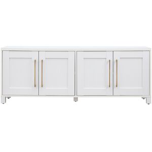 Preston & Cole Daphne 68" Wide TV Stand for TVs up to 75" - White, , hires