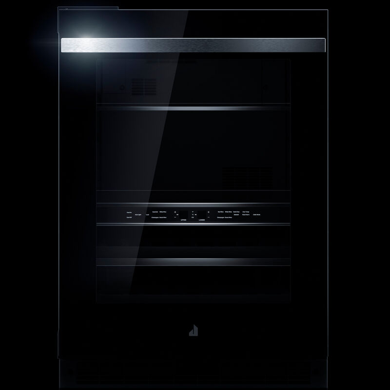 JennAir Noir Series 24 in. 5.0 cu. ft. Built-In Beverage Center with Fixed Shelves & Digital Control - Black, , hires