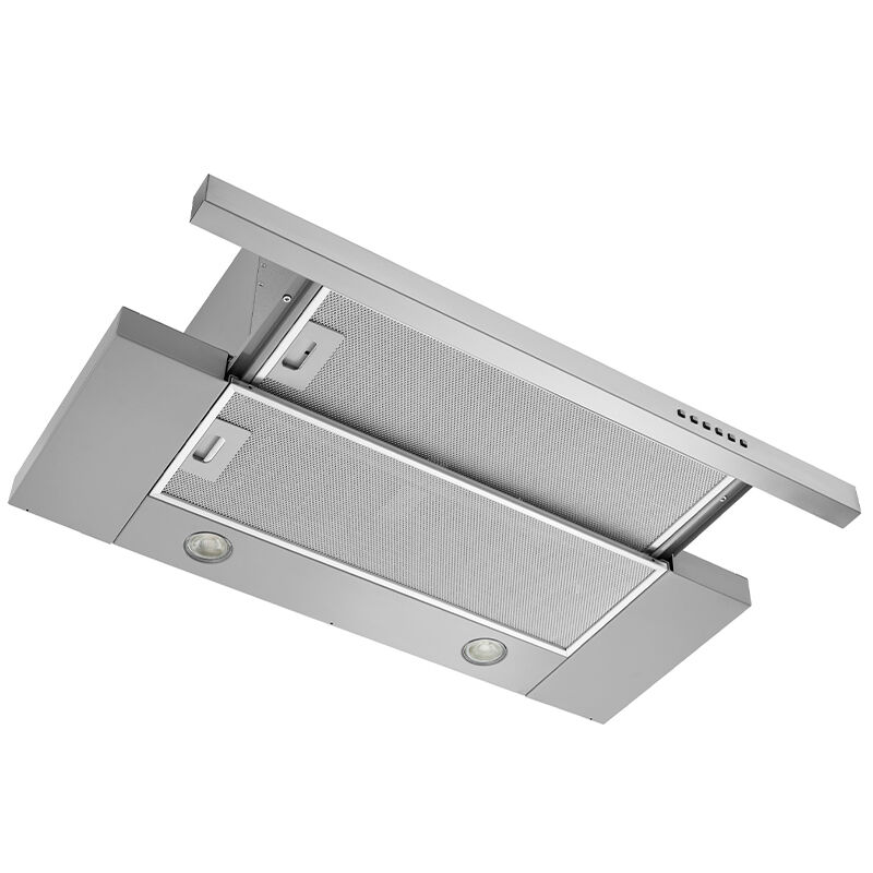 Broan EBS1 Series 36 in. Slide-Out Style Range Hood with 3 Speed Settings, 400 CFM, Convertible Venting & 1 LED Light - Stainless Steel, , hires