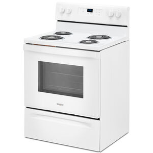 Whirlpool 30 in. 4.8 cu. ft. Electric Range with Coil Burners - White, , hires