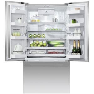 Fisher & Paykel Series 7 36 in. 20.1 cu. ft. Smart Counter Depth French Door Refrigerator with Water Dispenser - Stainless Steel, , hires