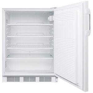 Summit AccuCold 24 in. 5.5 cu. ft. ADA Compliant Undercounter Refrigerator - White, , hires