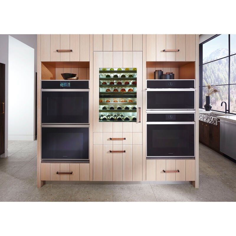 Monogram Minimalist Series 30 in. 1.7 cu. ft. Smart Speed/ Steam Electric Single Wall Oven with True European Convection & Sensor Cooking - Stainless Steel, , hires