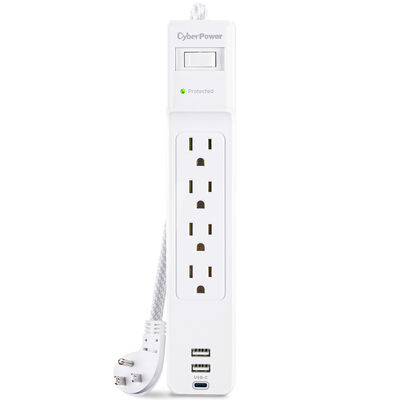 CyberPower Home Office Surge Protector - White | P405UC