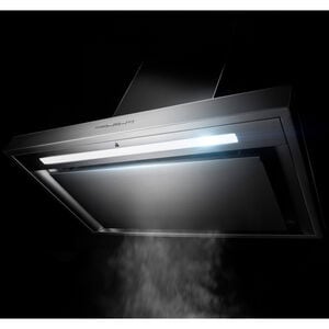 JennAir 30 in. Convertible Chimney Style Range Hood with 585 CFM, 3 Fan Speeds & 1 LED Light - Stainless Steel, , hires