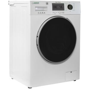 Equator Compact 24 in. 1.57 cu. ft. Stackable Front Load Washer with Pet & Sanitize Cycle - White, , hires