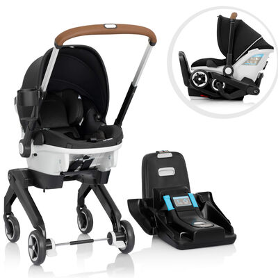 Evenflo Gold Shyft DualRide with Carryall Storage Infant Car Seat & Stroller Combo - Onyx Black | 37312310
