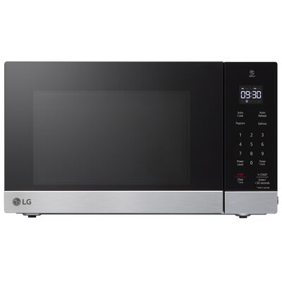 LG 18. in 0.9 cu. ft. Countertop Microwave with 10 Power Levels & Sensor Cooking Controls - Stainless Steel | MSER0990S