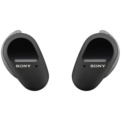 Sony - WF-SP800N/B True Wireless Noise-Cancelling In-Ear Headphones - Black | WFSP800N/B