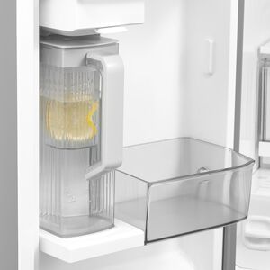 Midea 36 in. 26.5 cu. ft. Smart Counter Depth French Door Refrigerator with Internal Water Autofill Pitcher - Stainless Steel, , hires