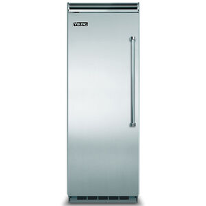 Viking 5 Series 30 in. 15.9 cu. ft. Built-in Triple-Drawers Upright Freezer with Ice-Maker & Adjustable Shelves - Stainless Steel, , hires