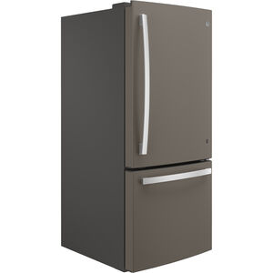 GE 30 in. 21.0 cu. ft. Bottom Freezer Refrigerator - Slate, Slate, hires