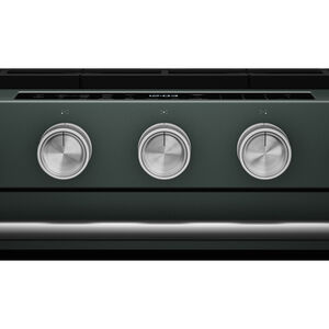 KitchenAid Handle and Knob Hardware Accessory Kit for Slide-In Convection Range - Stainless Steel, , hires