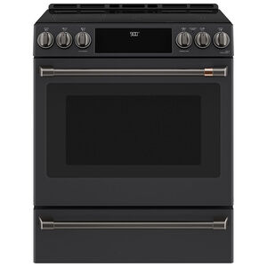 Cafe Range Knob and Handle Set - Black Stainless Steel, , hires