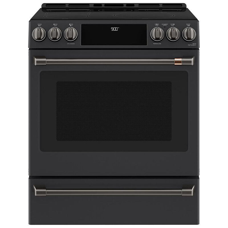 Cafe Range Knob and Handle Set - Black Stainless Steel, , hires