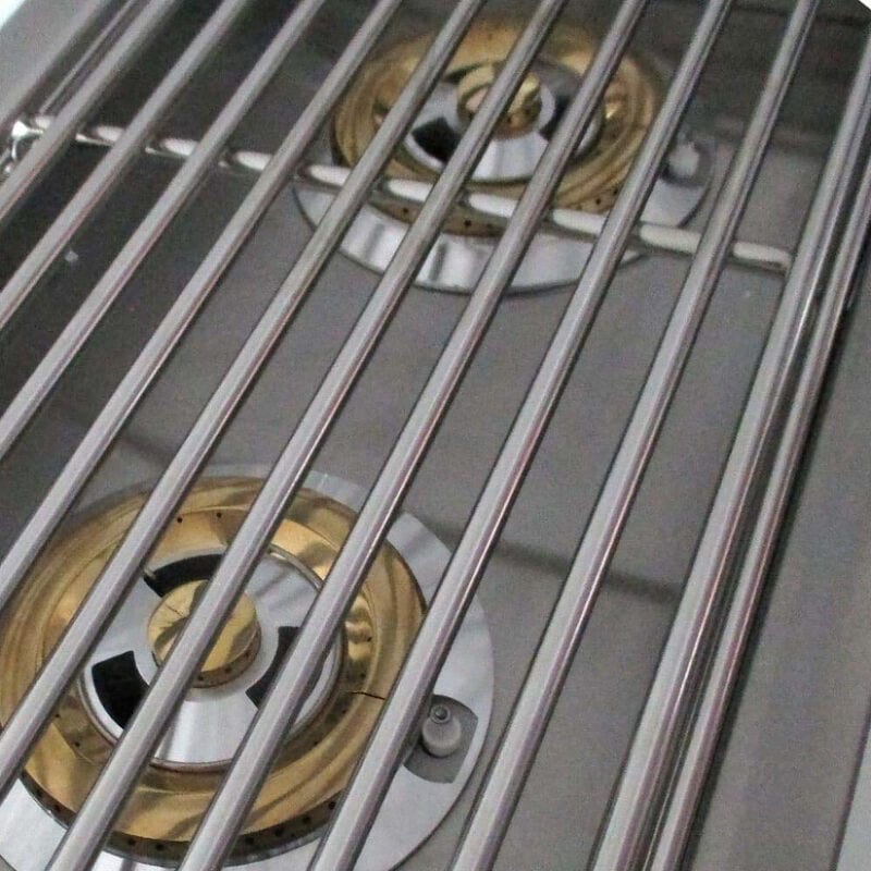 XO Performance 13 in. Liquid Propane Twin Side Burner - Stainless Steel, , hires