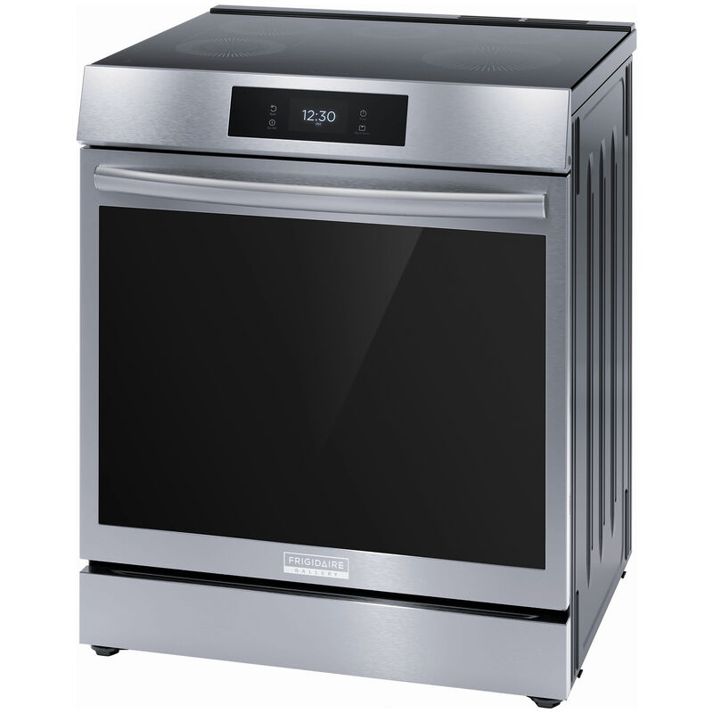 Frigidaire Gallery Series 30 in. 6.2 cu. ft. Air Fry True European Convection Steam Slide-In Electric Range with 5 Induction Burners - Stainless Steel, , hires