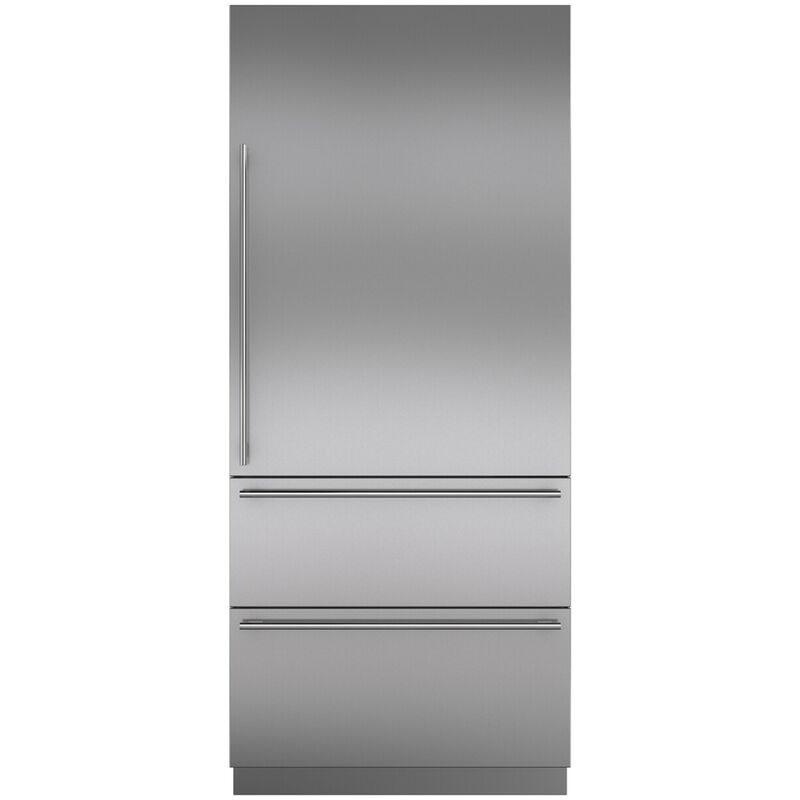 Sub-Zero Designer Series 36 in. Built-In 19.6 cu. ft. Smart Counter Depth Bottom Freezer Refrigerator with Internal Water Dispenser - Custom Panel Ready, Custom Panel Required, hires
