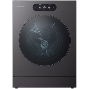 LG 29 in. 5.8 cu. ft. Smart Stackable Front Load Washer with Built-In Intelligence, TurboWash 360, EZ Dispense, Sanitize & Steam Cycle - Brushed Black Steel, , hires