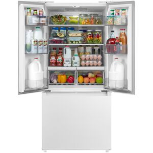 Midea 30 in. 18.4 cu. ft. French Door Refrigerator - White, White, hires