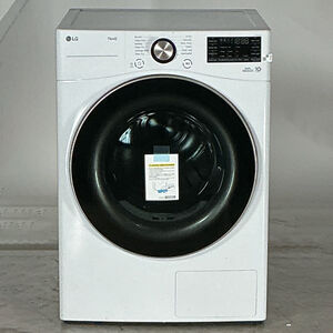 LG 27 in. 7.8 cu. ft. Smart Stackable Ventless Electric Dryer with Dual Inverter Heat Pump & AI Sensor Dry - White (Open Box Excellent Condition), , hires