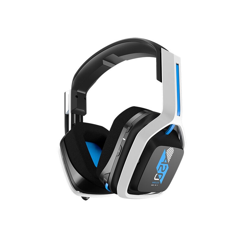 Astro Gaming A20 Wireless Stereo Gaming Headset Gen 2 for PlayStation 5, PlayStation 4, PC and Mac - White/Blue, , hires