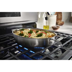 Whirlpool 30 in. 5 cu. ft. Air Fry Standard Convection Gas Range with 5 Sealed Burners - Stainless Steel, , hires
