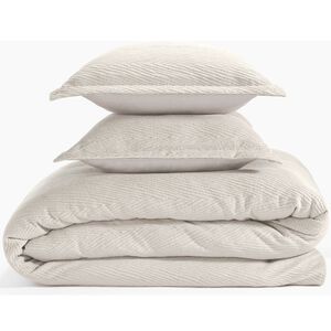 BEDGEAR Performance Duvet & 2pc Sham Set, Arrowhead, Cream, Queen, , hires