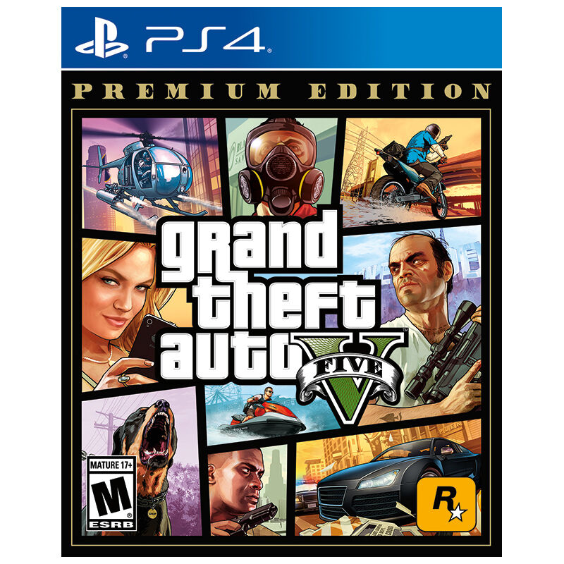 Playstation 4 Jogo Grand Theft Auto V : Premium Edition GTA 5 para