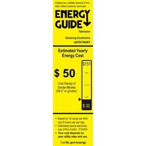 Samsung - 75" U7900F LED 4K UHD Smart Tizen TV, , hires