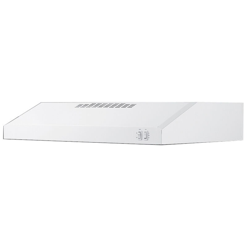 Summit 30 in. Standard Style Range Hood with 2 Speed Settings, 200 CFM & 1 Incandescent Light - White, , hires